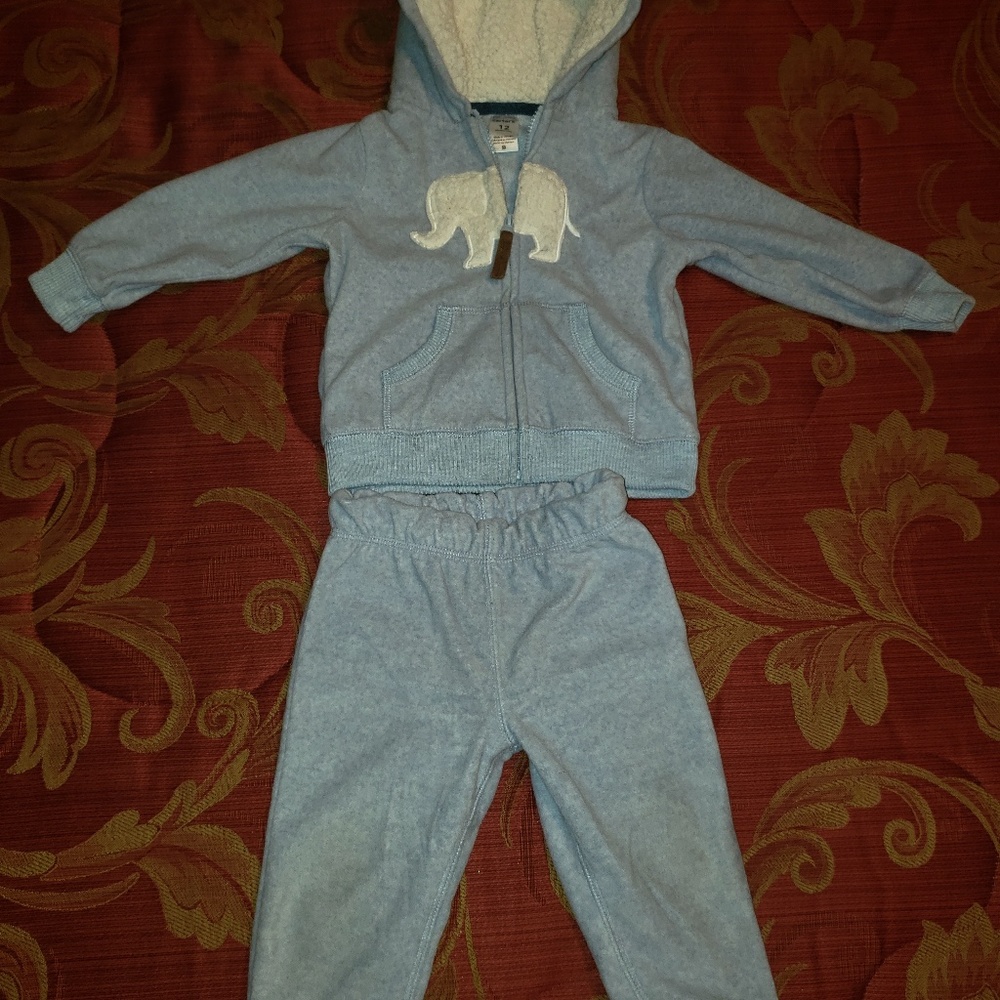 Boy soft blue track suit